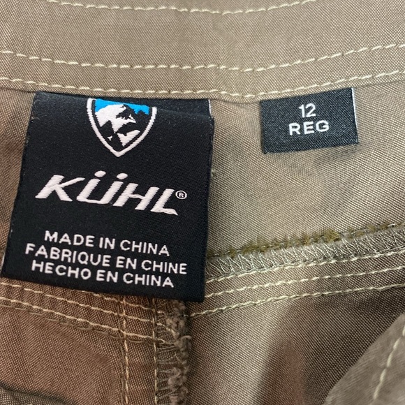 Kuhl Vintage Patina Dye khaki cargo pants size 12 - Picture 9 of 10